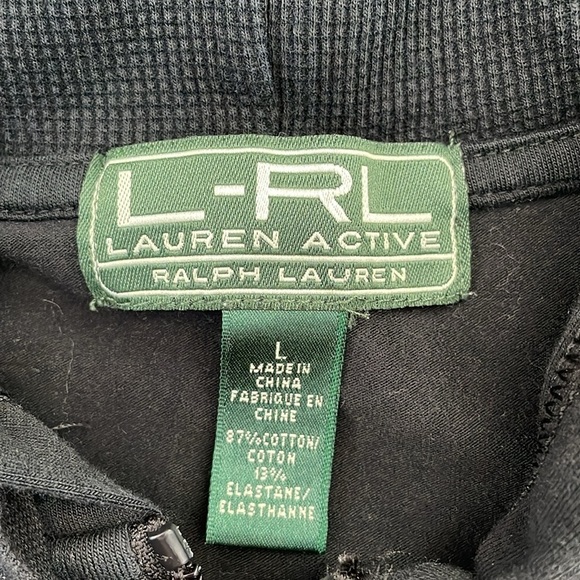 Women's Lauren Active Ralph Lauren Zipper Hoodie Long Sleeve Sweatshirt Jacket - Picture 14 of 16